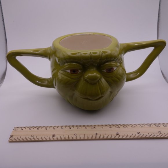 Bioword Disney Lucas Films Star Wars Yoda Sculpted Ceramic Mug 16oz New in Box - Picture 11 of 15